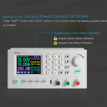 RD RD6012 RD6012W USB WiFi DC - DC Voltage current Step-down Power Supply module buck Voltage converter voltmeter 60V 12A S12A