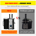 commercial 1200W powerful Stainless Steel Juicers LCD Display 220V Electric Juice Extractor Fruit Vegetable Drinking Machine