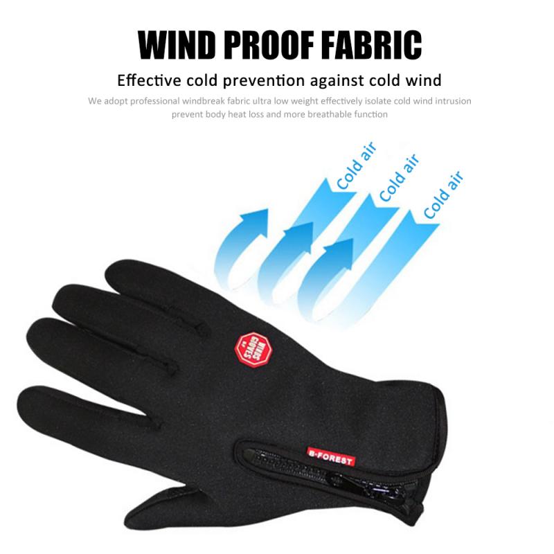 Winter Outdoor Sports Windstopper Gloves Waterproof Thermal Cycling Gloves Bicycle Bike Hiking Skiing Gloves For Men Women