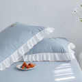 Colorblock Washed Cotton Soft Quilted Blanket Aircondition Summer Quilt Sheet Pillowcase Patchwork Comforter Bedspread #/