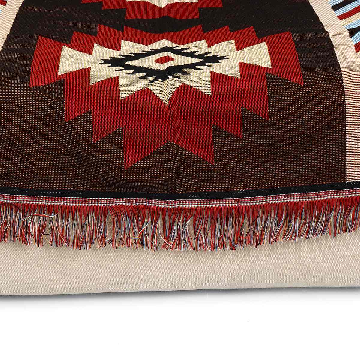 Aztec Navajo Classic Towel Mat Throw 130x160cm Wall Hanging Cotton Rugs Woven Machine Washable Picnic Sofa Blanket Home Decor