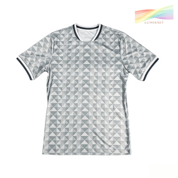 Triangle Print Football Shirt
