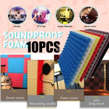 10pcs/set Soundproof Foam Egg Profile Sound Absorbent Foam Acoustic Panel Noise Absorption File For KTV Audio Room Dropshipping