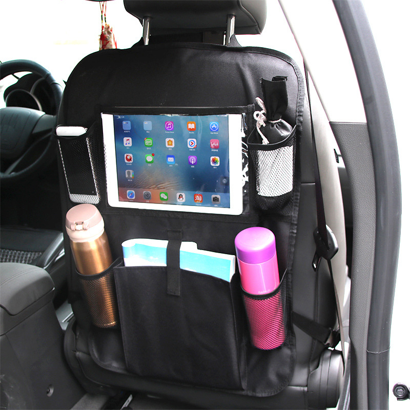 Oxford Car Seat Back Storage Bag Car Styling Multi-Pockets Hanging Stowing Tidying Automobile Interior Accessories Supplies