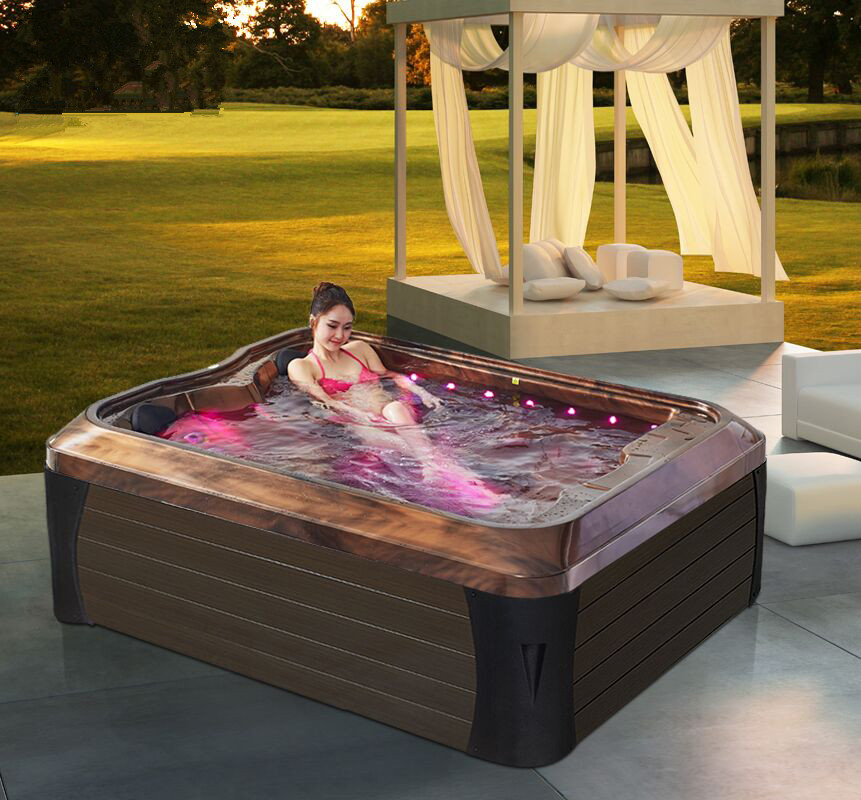 2 person 19 Jets loungers balcony outdoor spa bath hot tub bathtubs M-3392