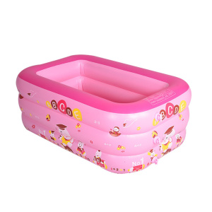 Inflatable Baby Swimming Pool Pink Inflatable Kiddie Pool