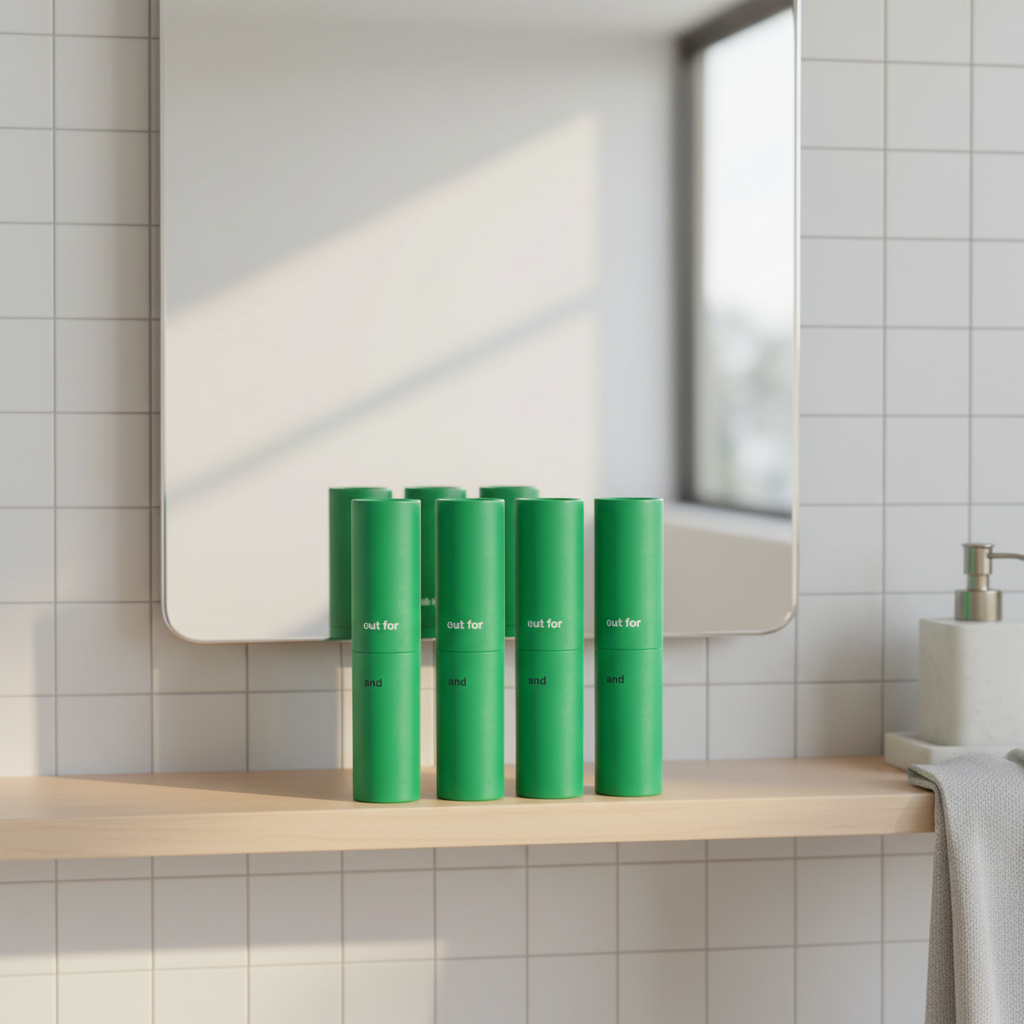 advertising paper tube display