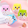 2pcs Double Holes Cute Owl Pencil Sharpeners Plastics Manual Pencil Cutter Kids Gifts for School Office Stationery Supplies