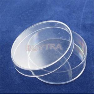 Clear 10pcs Plastic Petri Dishes Affordable Sterile Petri Dishes w/Lids for Lab Plate Bacterial Yeast 55mm x 15mm