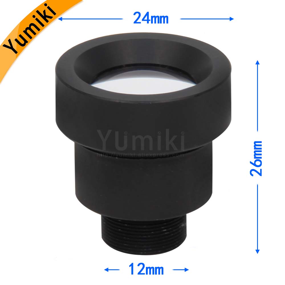 Yumiki CCTV lens 25mm M12*0.5 14degree 1/3" F1.2 CCTV MTV Board Lens For Security CCTV Camera
