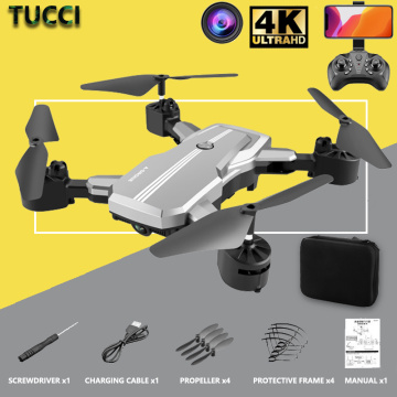 2020 New Mini Drone 4K 1080P HD Camera WiFi Fpv Air Pressure Altitude Hold Black And Gray Foldable Quadcopter RC Dron Toy