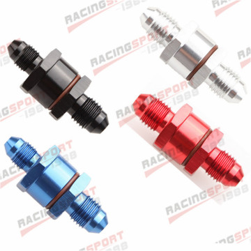 4AN Male To 4AN Male High Flow Billet Turbo Oil Feed Line Filter 150 Micron red/blue/silver/black