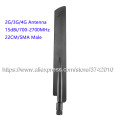High Gain 15dBi 2G 3G 4G LTE Antenna Router Antenna Folding Antenna for wireless Network SMA Male 22CM