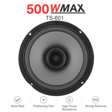 1pcs 6 Inch 500W Car Coaxial Speaker HiFi Vehicle Door Auto Audio Music Stereo Full Range Frequency Car Loudspeaker