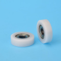 6 * 22 * 7 Planar Wheel F Nylon Pad injection material moving door and window slide wheel with 696 carbon steel bearing
