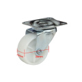 1 inch white nylon Caster/Wheel,Small furniture caster/wheel,without Bearing,For Coffee table, desk, small cupboard