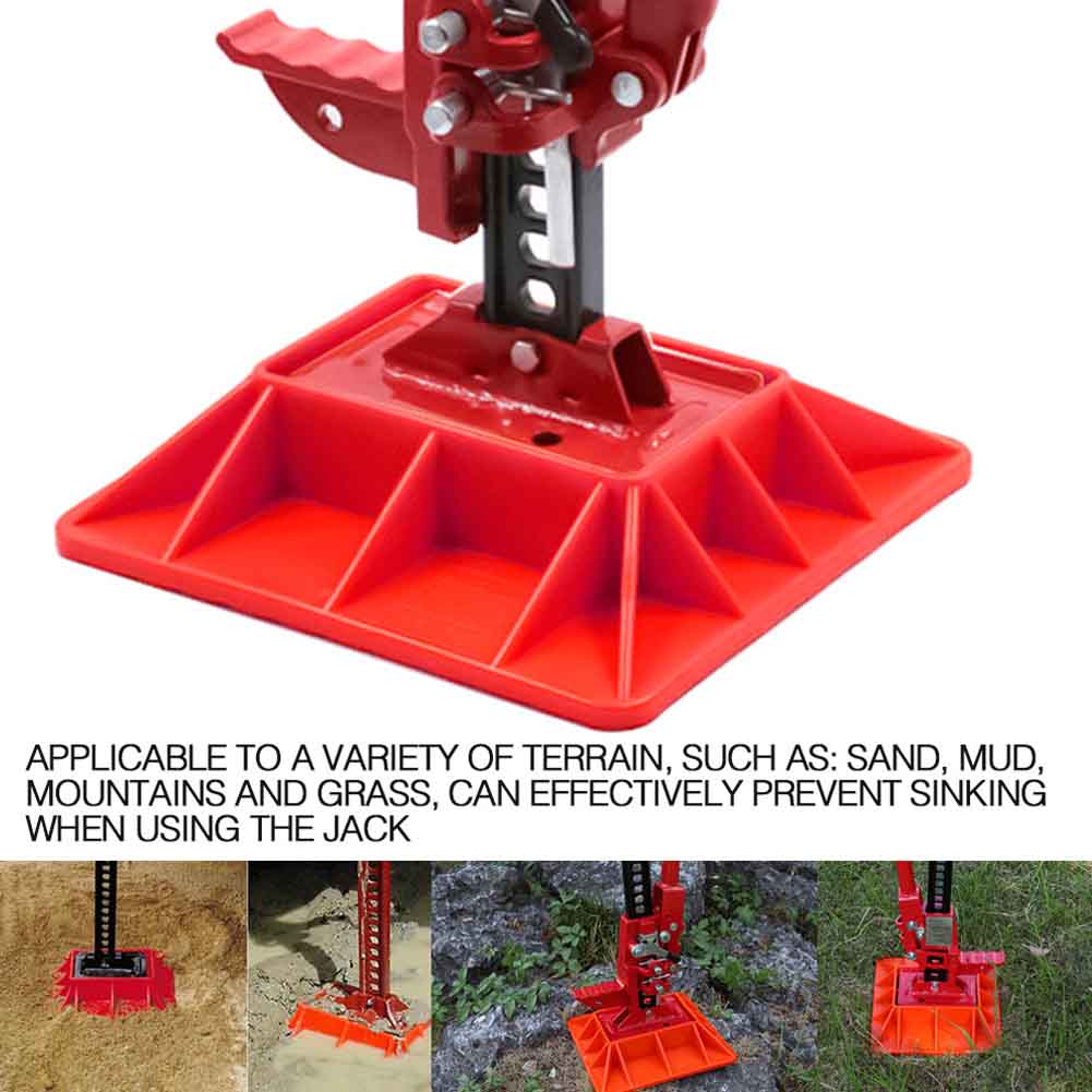 For Hi Lift Soft Ground Jack Base Lifting Accessories Off Road Car Auto Vehicle Square Hoisting Sinkage Stable Widen Universal