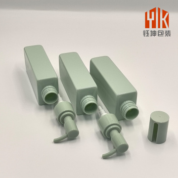 Packaging Light Green Square Pump Bottle
