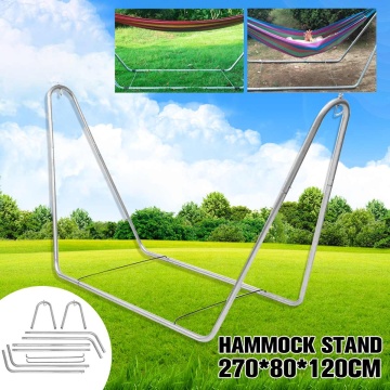 Garden Hammock Chair Stand Portable Travel Camping Hanging Hammock Swing Chair Metal Frame Stand Only for Camping furniture