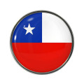 Chile National Flag Small Metal Lapel Pins