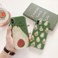 Cute fresh fruit avocado anti-drop mobile phone protective case For iPhone 11 Pro Max 7 8 Plus X XR