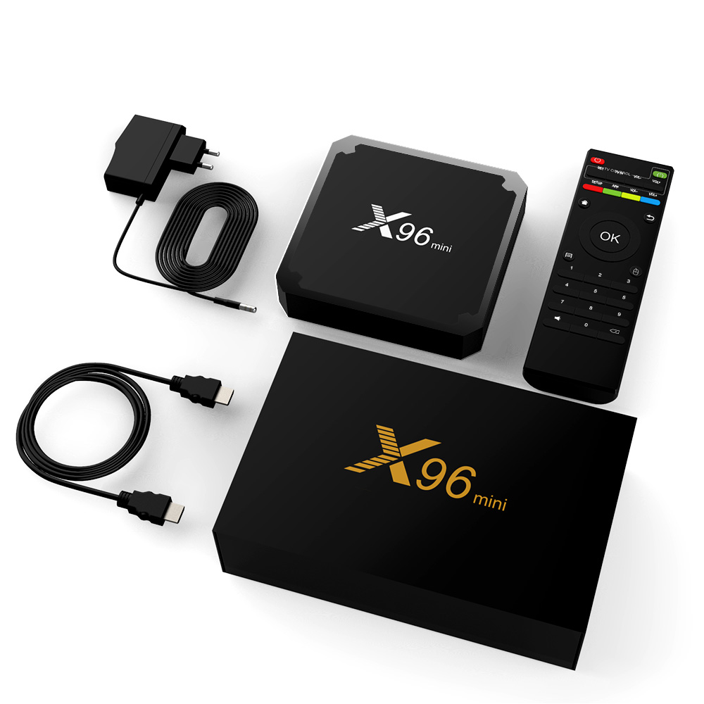 DQiDianZ X96mini new Android 9.0 X96 mini Smart TV BOX S905W Quad Core support 2.4G Wireless WIFI media box Set-Top Box