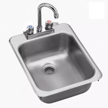 304 Stainless Steel Wash SS Bar Prep Sink