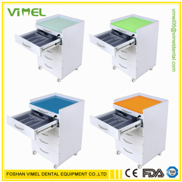 Movable Medical Dental Rolling Cabinet Trolley Hospital Clinic Nursing Cabinet 5 Drawers Slider Cabinet With Wheel Storage