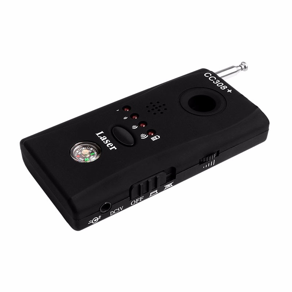 1 PCS Full Range Wireless Signal Detector Anti Spy Camera WIFI GSM RF Terminal device Finder CC308+ Hidden peephole in Hotel