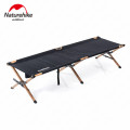 Naturehike Protable Outdoor Camping Chair Table Bed Wood Grain Camping Cot Camping Furniture Folding Fishing Chair Patio Table