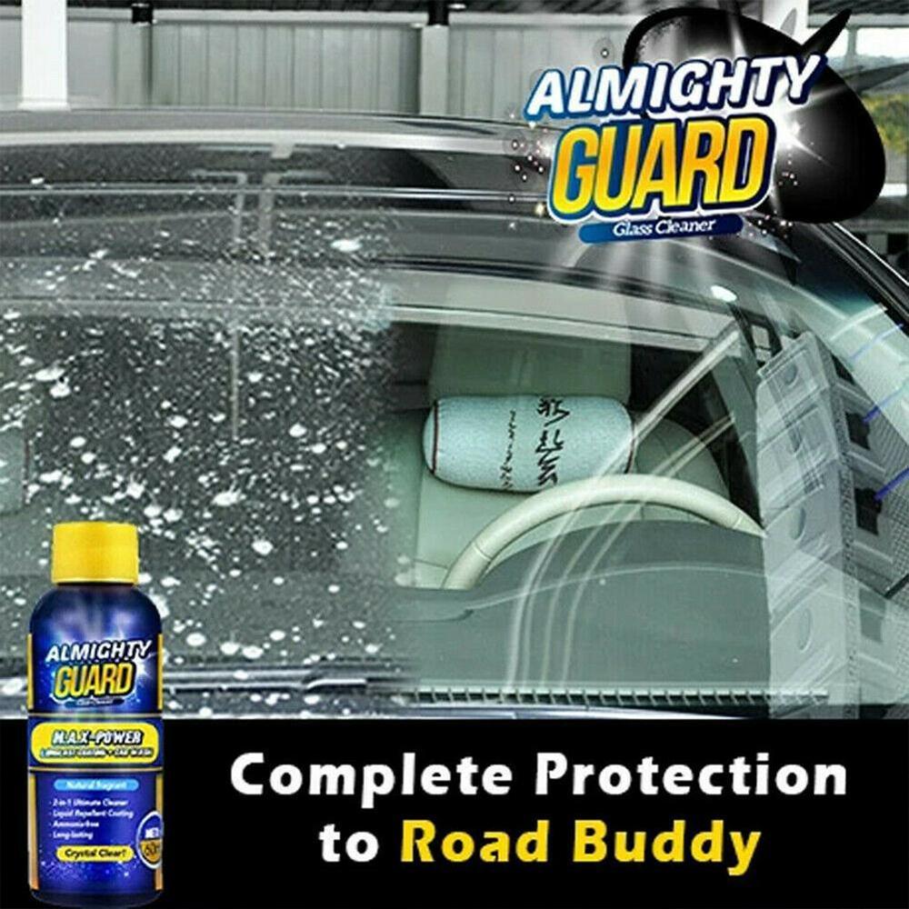 60ml Almighty Guard Car Glass Cleaner Multipurpose Stain Remover Wiper Fine Seminoma For Window Cleaning Maintenance