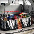 Universal Equipment Car Storage Net Trucks Stretchable Vertical Accessories Elastic Mesh Rear Cargo Luggage Protective Trunk