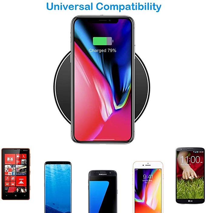 10W QI Quick Charging Wireless Fast Charger Usb c QC 3.0 10W Mobile Phone Station For iPhone 11 XS XR X 8 Samsung S10 S9