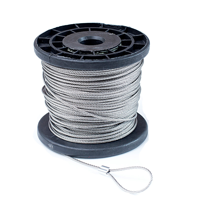 10 Meter Stainless Steel Wire Rope Fishing Lifting Cable Rustproof 7*7 Clothesline /0.8mm/1mm/1.2mm/1.5mm/2mm/2.5mm/3mm