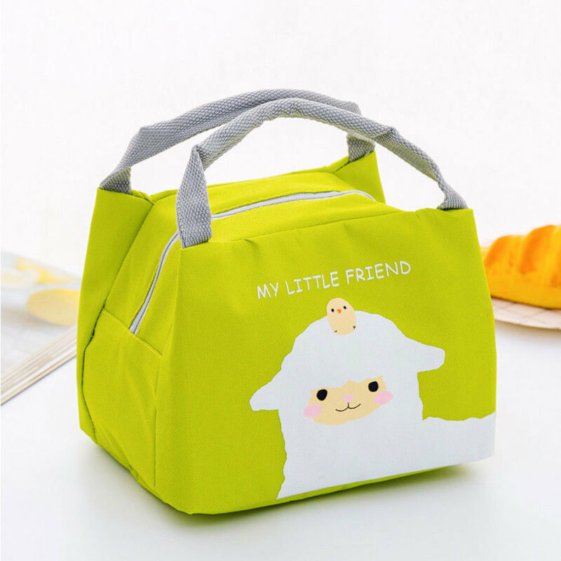 Girl Kids Children Portable Insulated Thermal Food Picnic Lunch Bag Box Women Cartoon Bags Pouch Lunch Bags