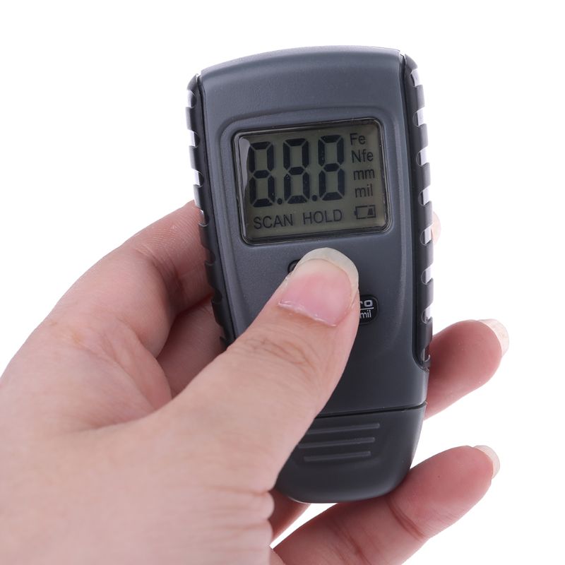 RM660 Paint Coating Thickness Gauge Digital Tester Meter LCD Digital Car Auto Coating Thickness Meter 0-1.25mm