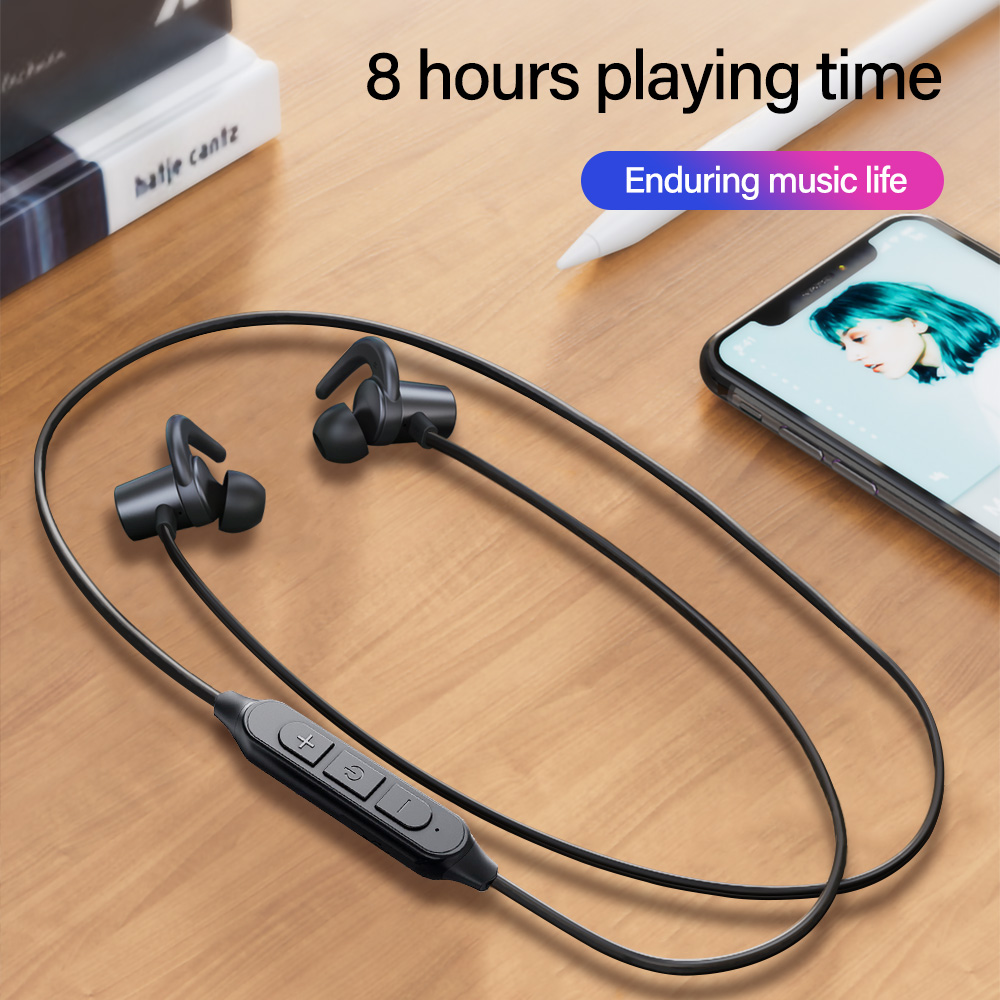 Motorola Headphone Neck-mounted BT5.0 Earphone Sports Waterproof Headset support Voice Command Alexa, Siri, Google Assistant