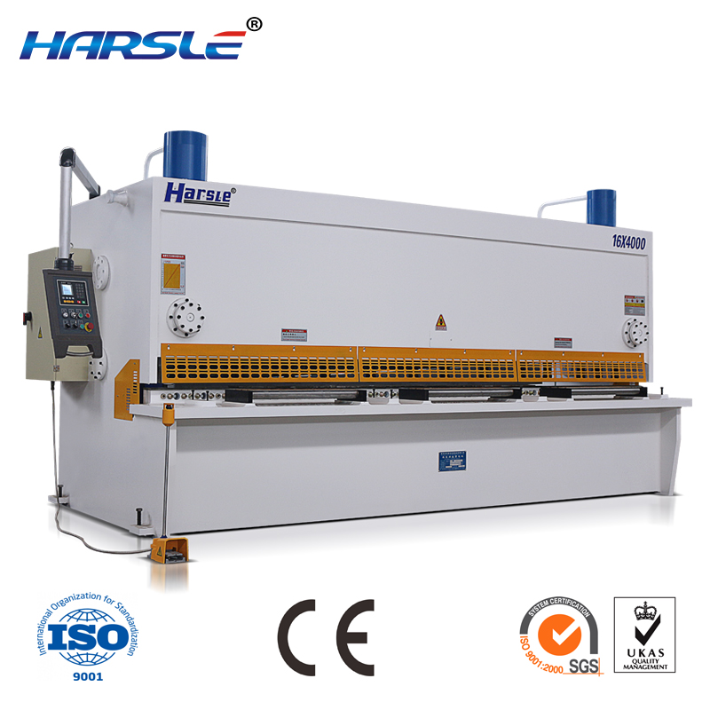 Adjustable angle Guillotine hydraulic scrap shearing machinery