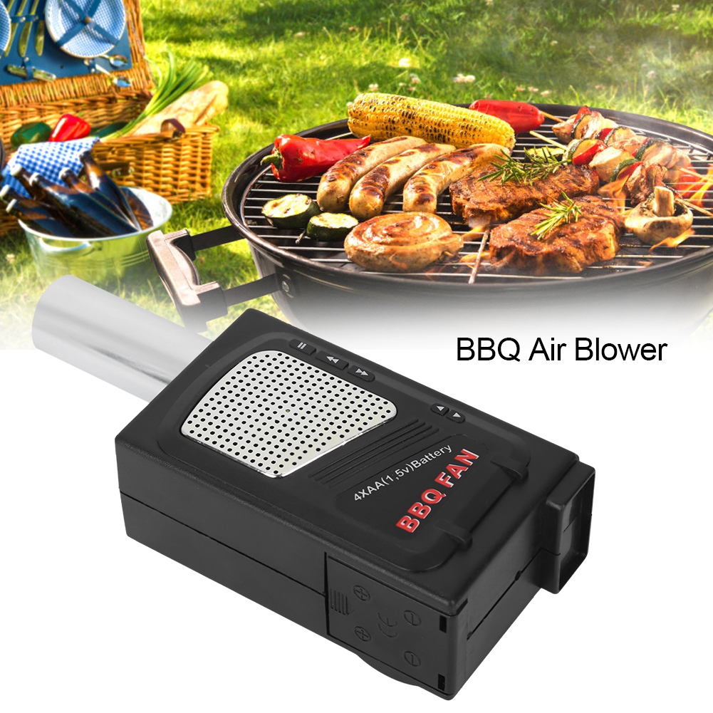 Hot Portable Arbecue Blower BBQ fan Tools Air Blower Manual Operated BBQ Fan for Outdoor Camping Picnic Grill Barbecue Tool