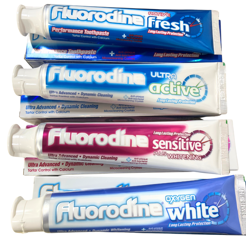 Fluorodine Toothpaste Png