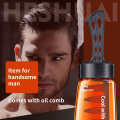 2 In 1 Oil Head Hair Cream With Wide Tooth Comb Back Hair Styling Cream For Men Hair Styling Gel Hair Wax Styling Fluffy Comb