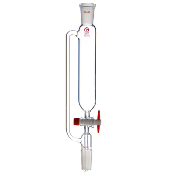 100ML Lab High Quality PTFE Constant Pressure Standard Mouth 24 * 24 Funnel Cylindrical Drip Funnel