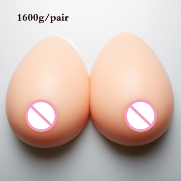 4XL 42D Cup Artificial Breast Forms Drag Queen Transvestite Mastectomy Fake Boobs Super Soft Sponge Pad 1600g/pair