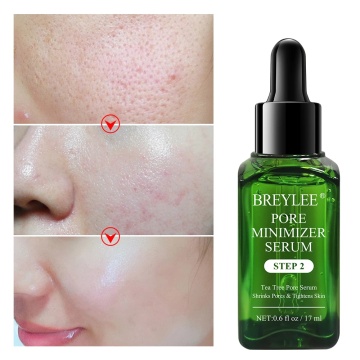 BREYLEE Shrink Pores Serum Pore Tightens Refining Moisturizing Essence Whitening Anti-aging Oil Control Facial Essence Skin Care