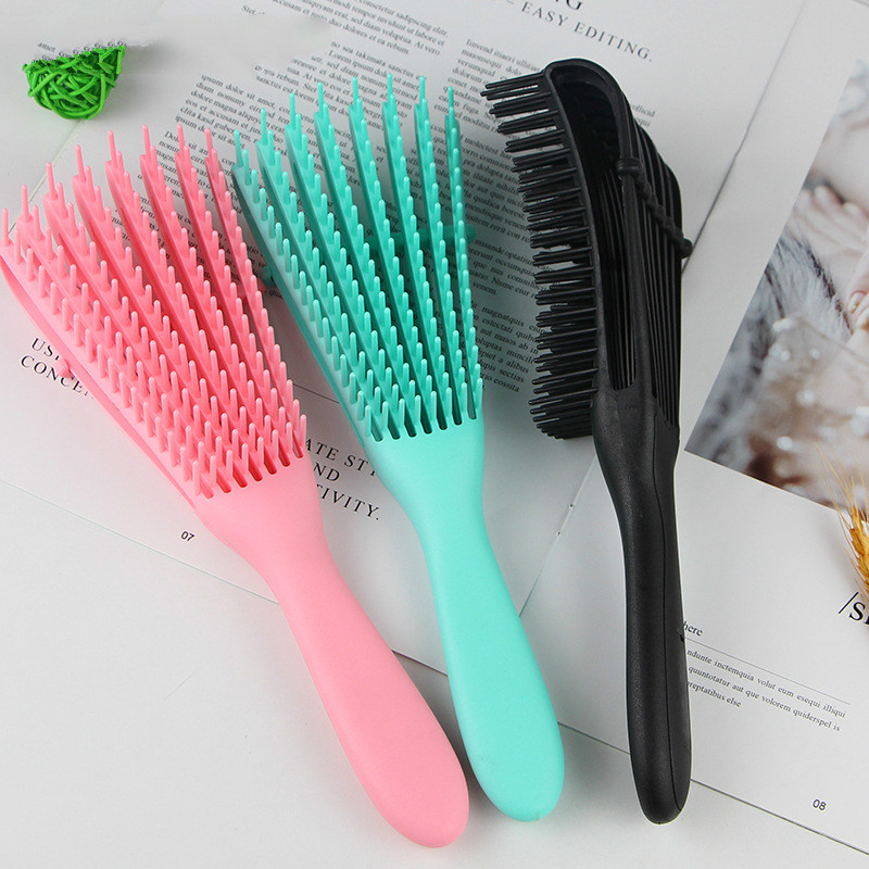 2021 New Arrival Adjust Hair Brush Scalp Massage Comb Women Detangle Hairbrush Comb Health Care Comb Salon Hairdressing Styling