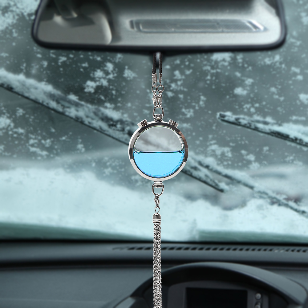Car Ornament Air Freshener Rear View Hanging Pendant Essential Oil Diffuser Car Air Perfume Auto Rearview Mirror Air Cleaner