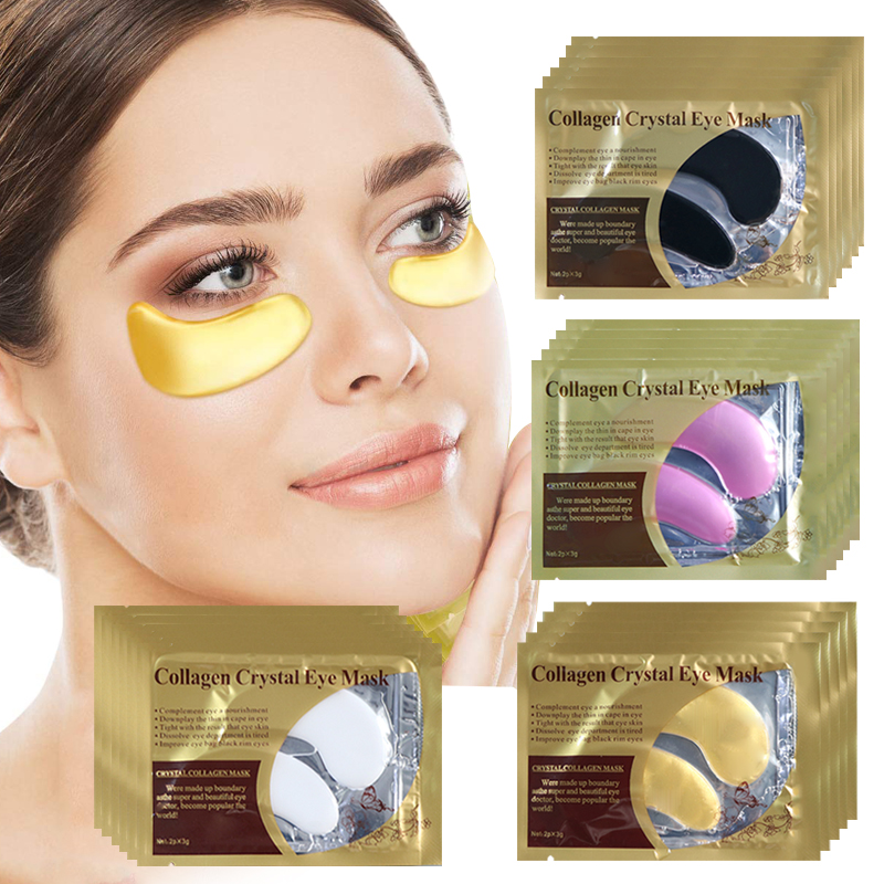 10Pairs Crystal Collagen Eye Mask Under Eye Patches Gel Masks Eyes Care Anti Aging Eyes Fine Lines Dark Circles Sheet Masks