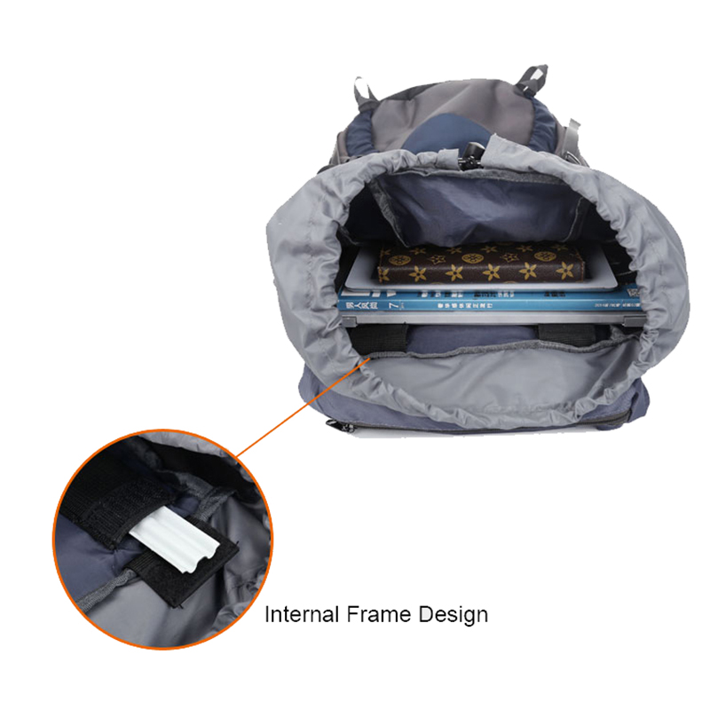 60L Internal Frame Outdoor Camping Backpack Waterproof Travel Hiking Bag For Female male Trekking Mountaineering Backpacks