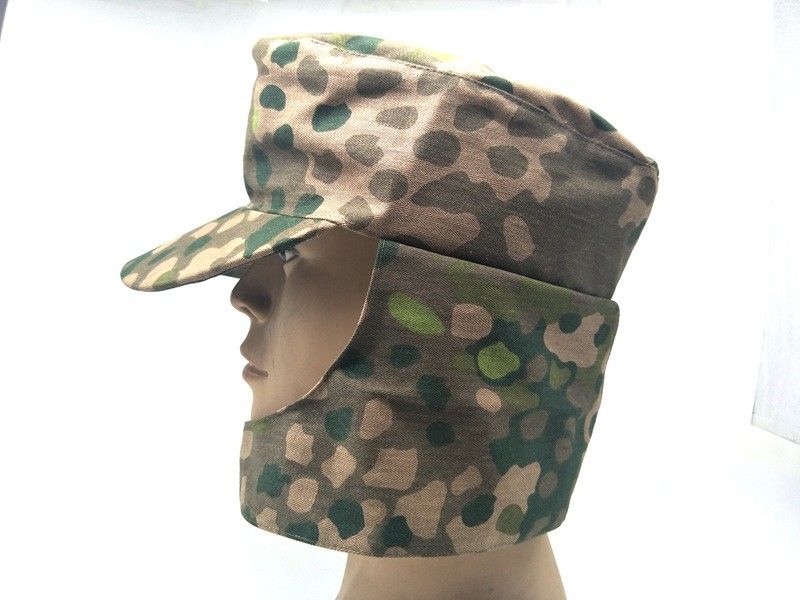 Reproduction WWII WW2 GERMAN ARMY ELITE M43 DOT 44 HAT FIELD MILITARY CAMOUFLAGE CAP IN SIZES Military Store