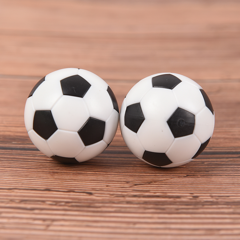2pcs New Black and white Environmentally friendly resin Foosball table soccer table ball football balls baby foot fussball 32mm